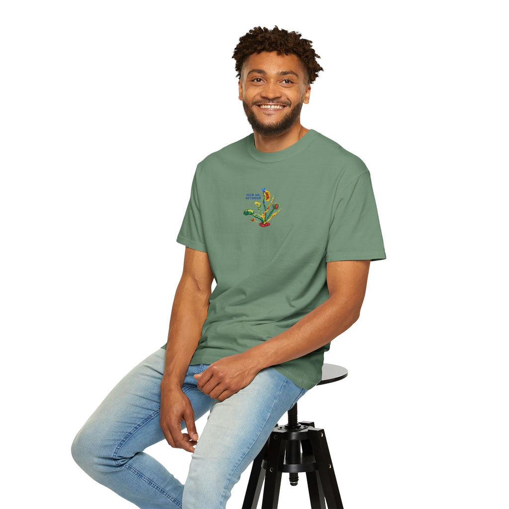Feed Me Seymour Embroidered Tee