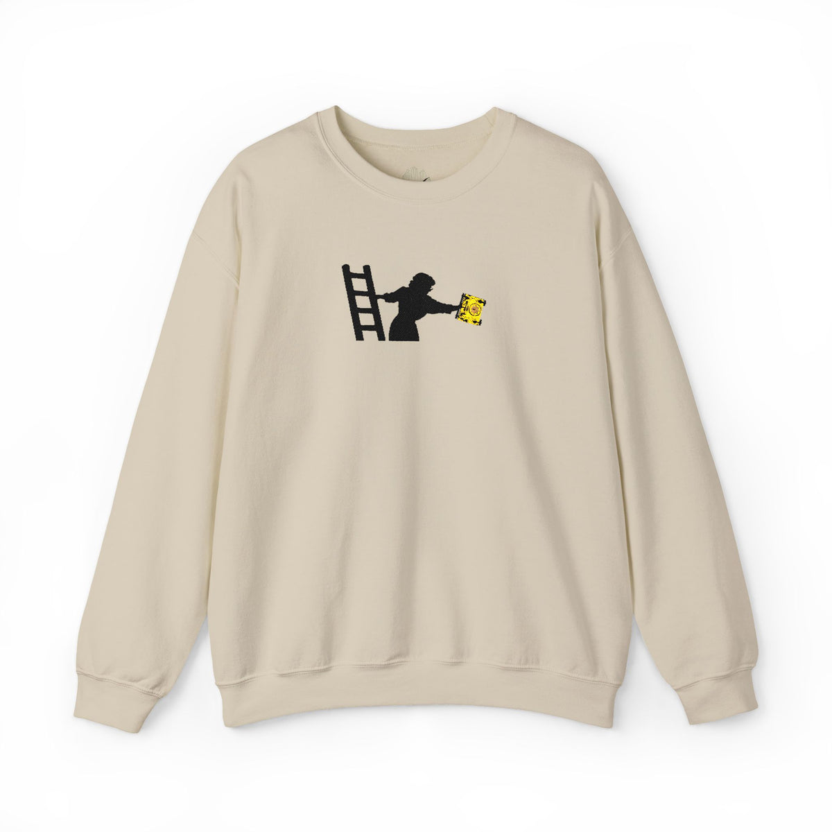 Embroidered Evelyn Librarian Crewneck Sweatshirt