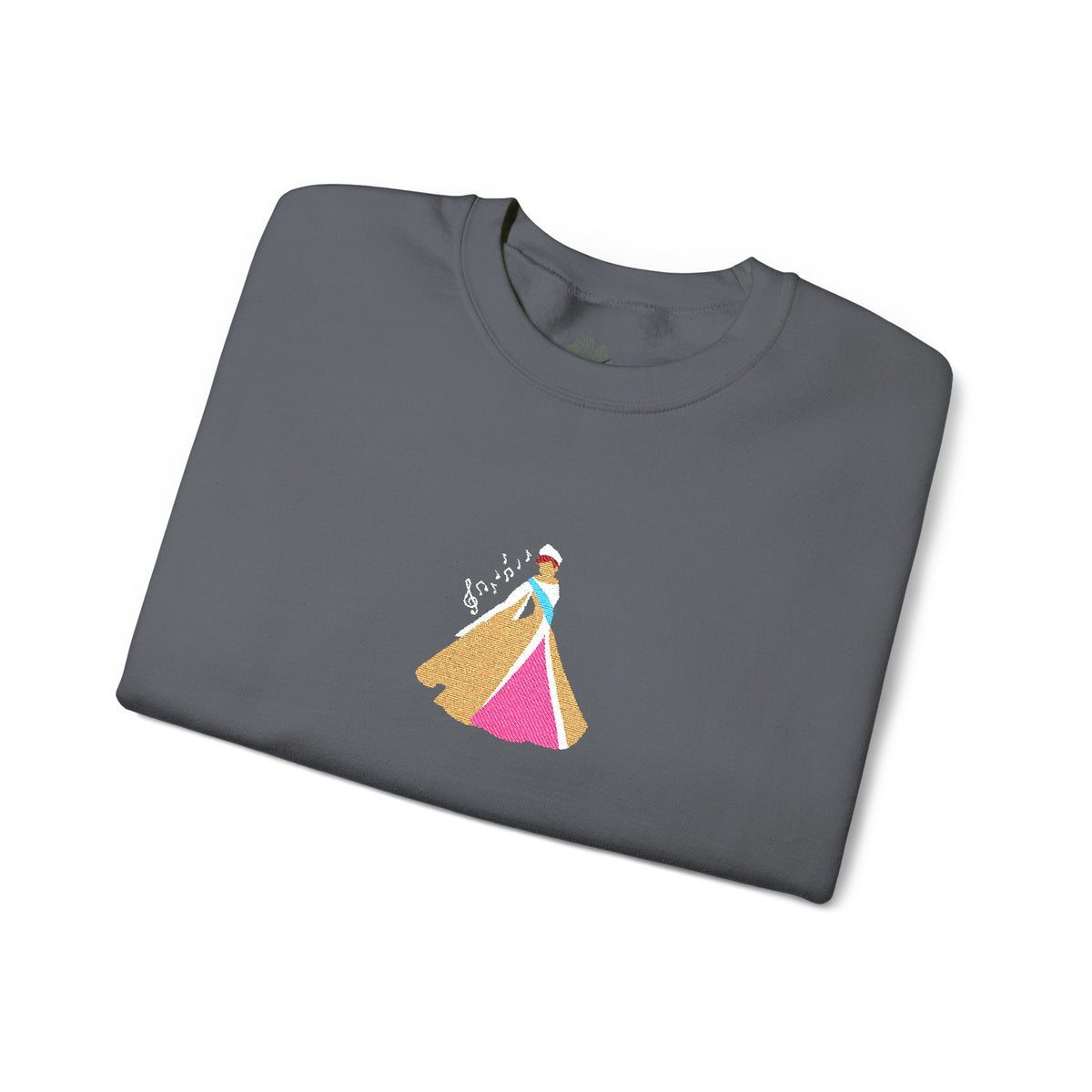 Embroidered Princess Crewneck Sweatshirt