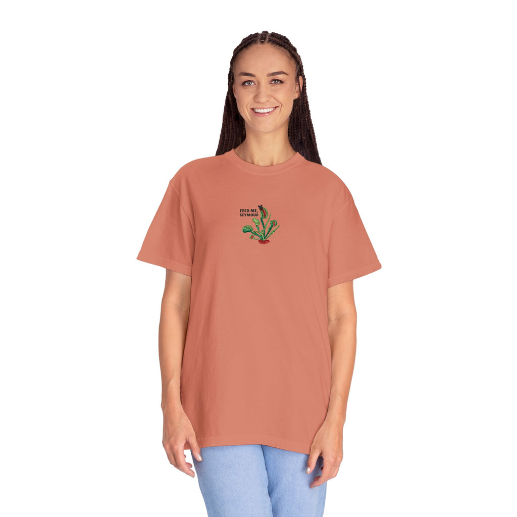 Embroidered Feed Me Seymour Tee