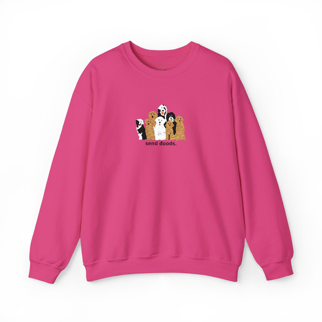 Embroidered Send Doods Crewneck Sweatshirt