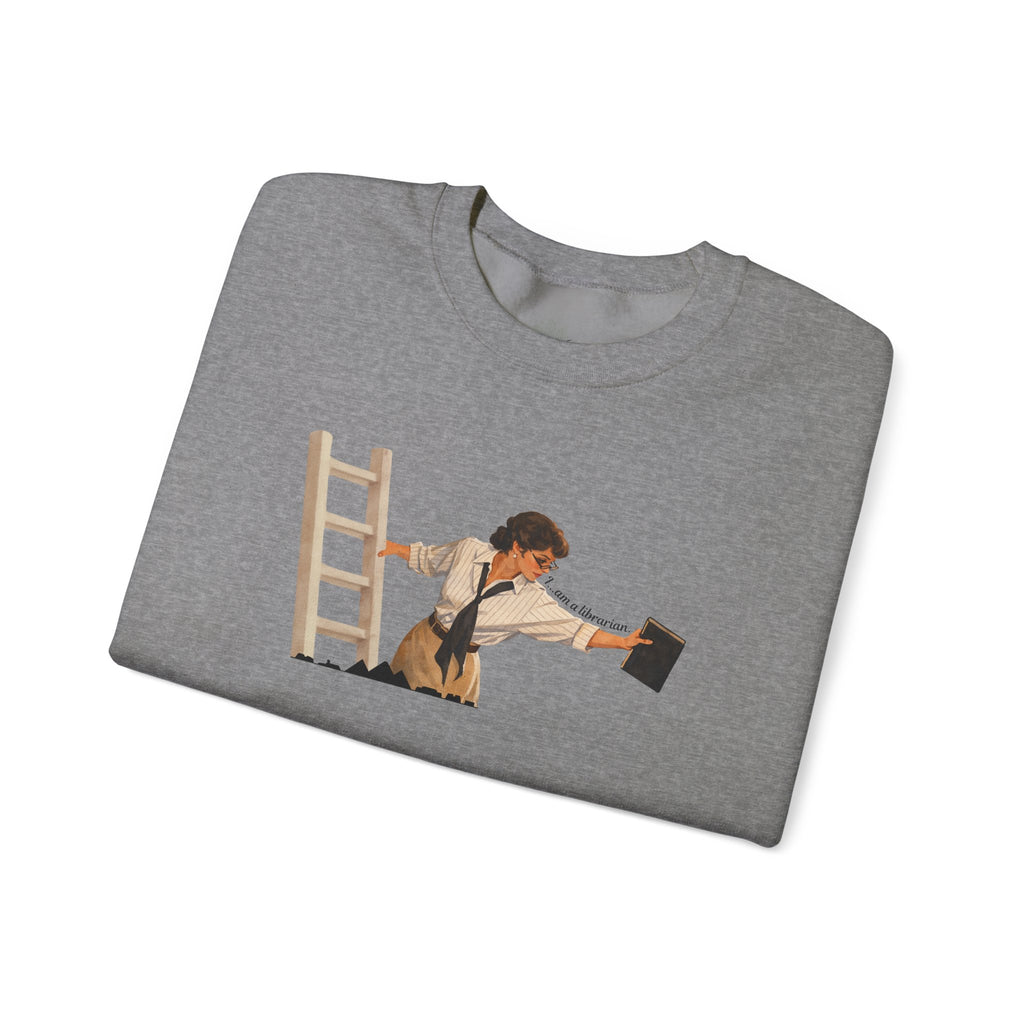 Vintage Evelyn Librarian Crewneck Sweatshirt