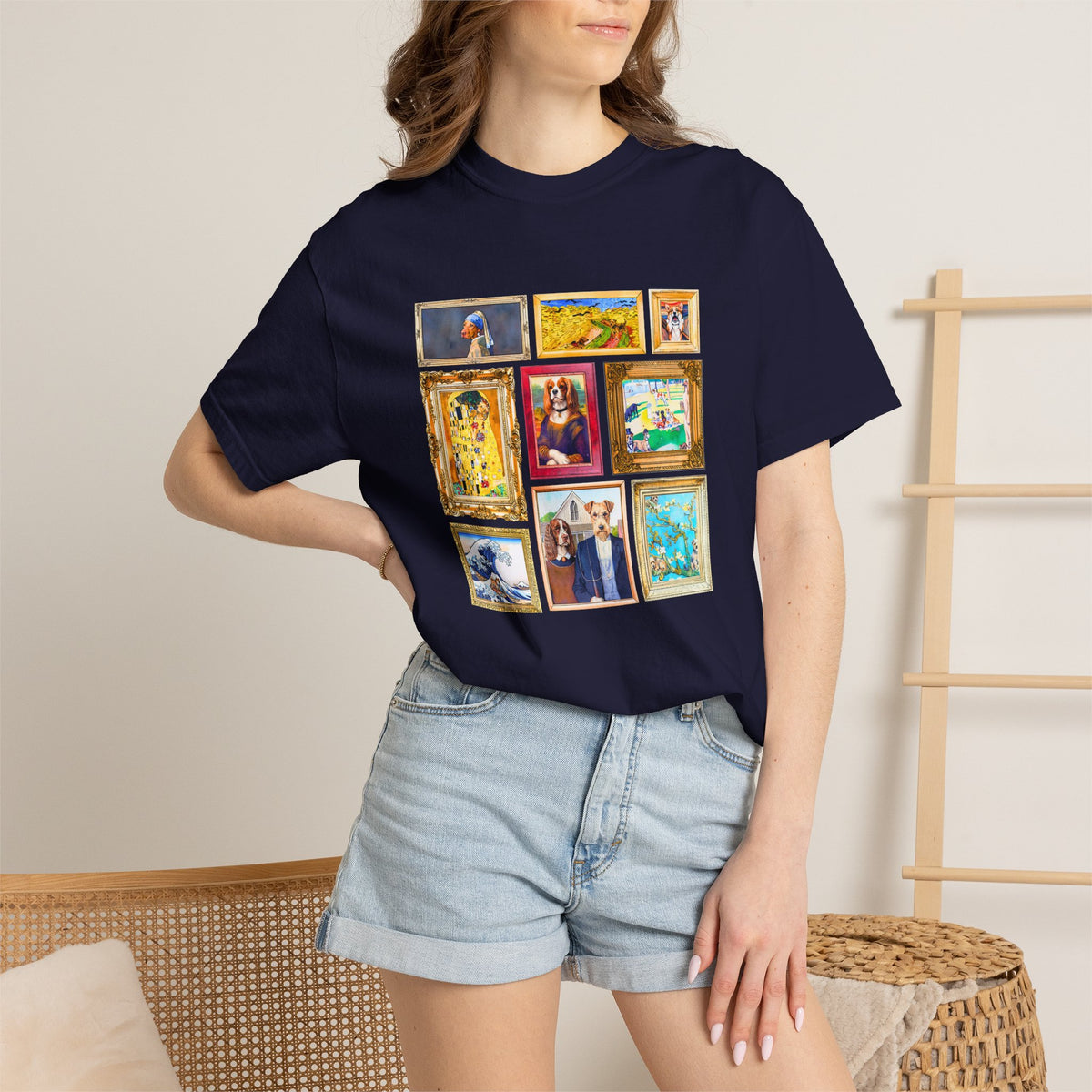 Dog Art Gallery Tee