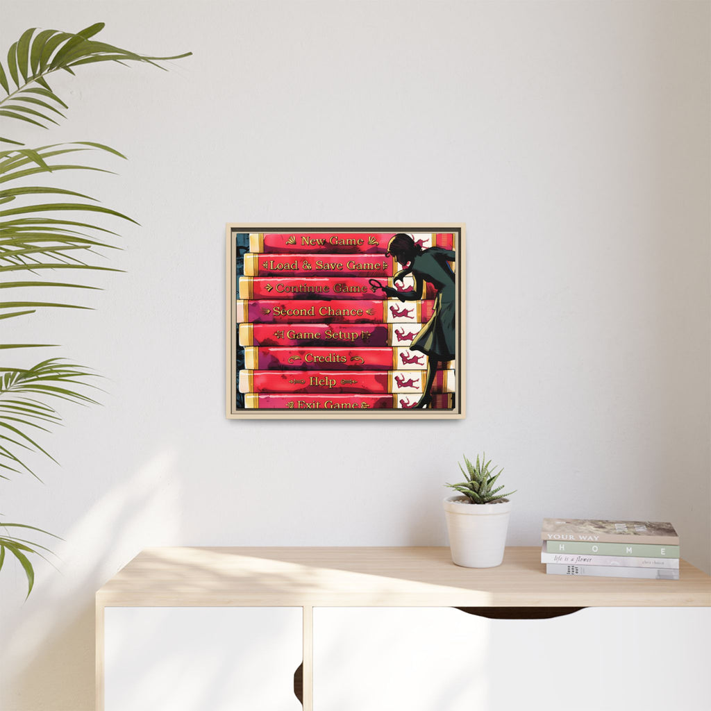 Detective Framed Canvas
