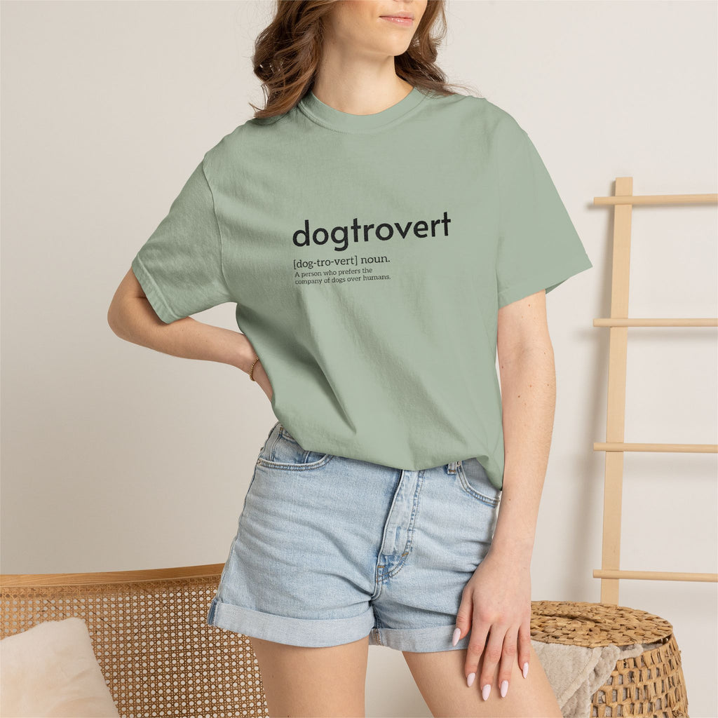 Dog-tro-vert Embroidered T-Shirt