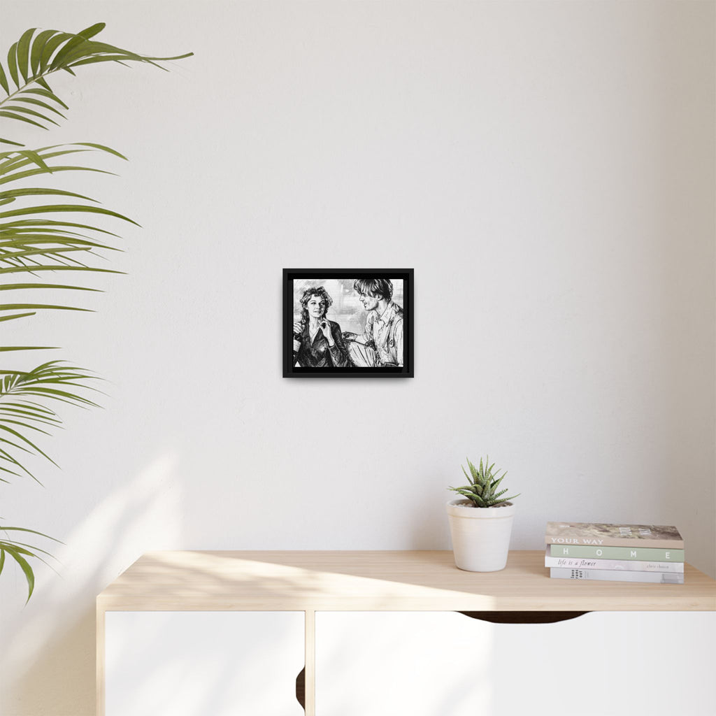 Rick & Evelyn Framed Canvas