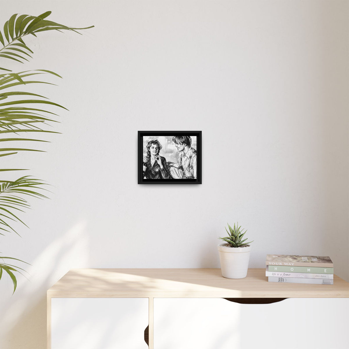 Rick & Evelyn Framed Canvas