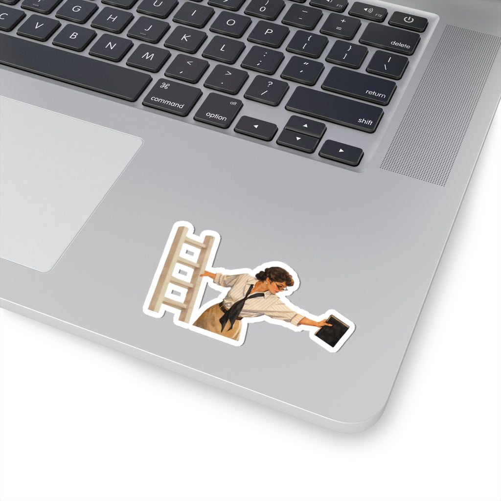 Evelyn Librarian Sticker