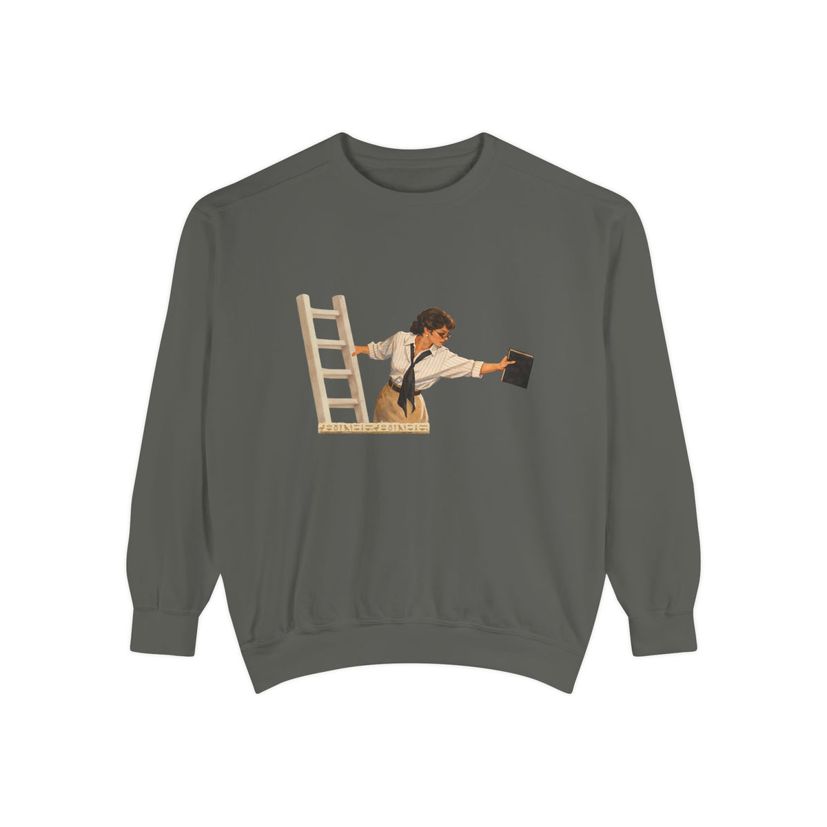 Evelyn Librarian Crewneck Sweatshirt