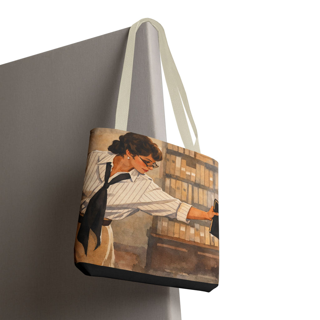 Evelyn Librarian Tote Bag