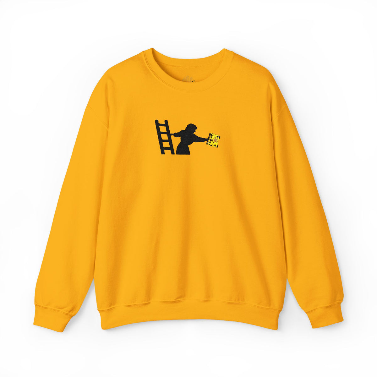 Embroidered Evelyn Librarian Crewneck Sweatshirt