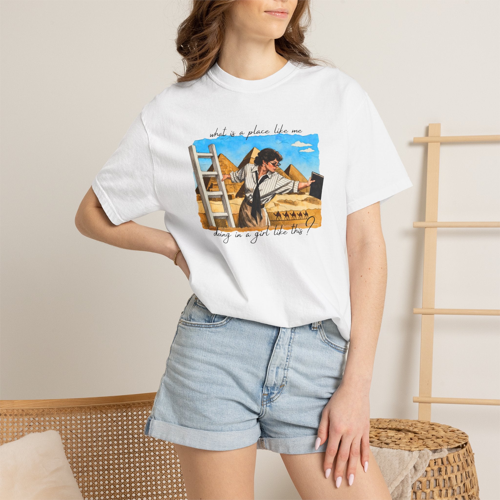 Evelyn Librarian Tee
