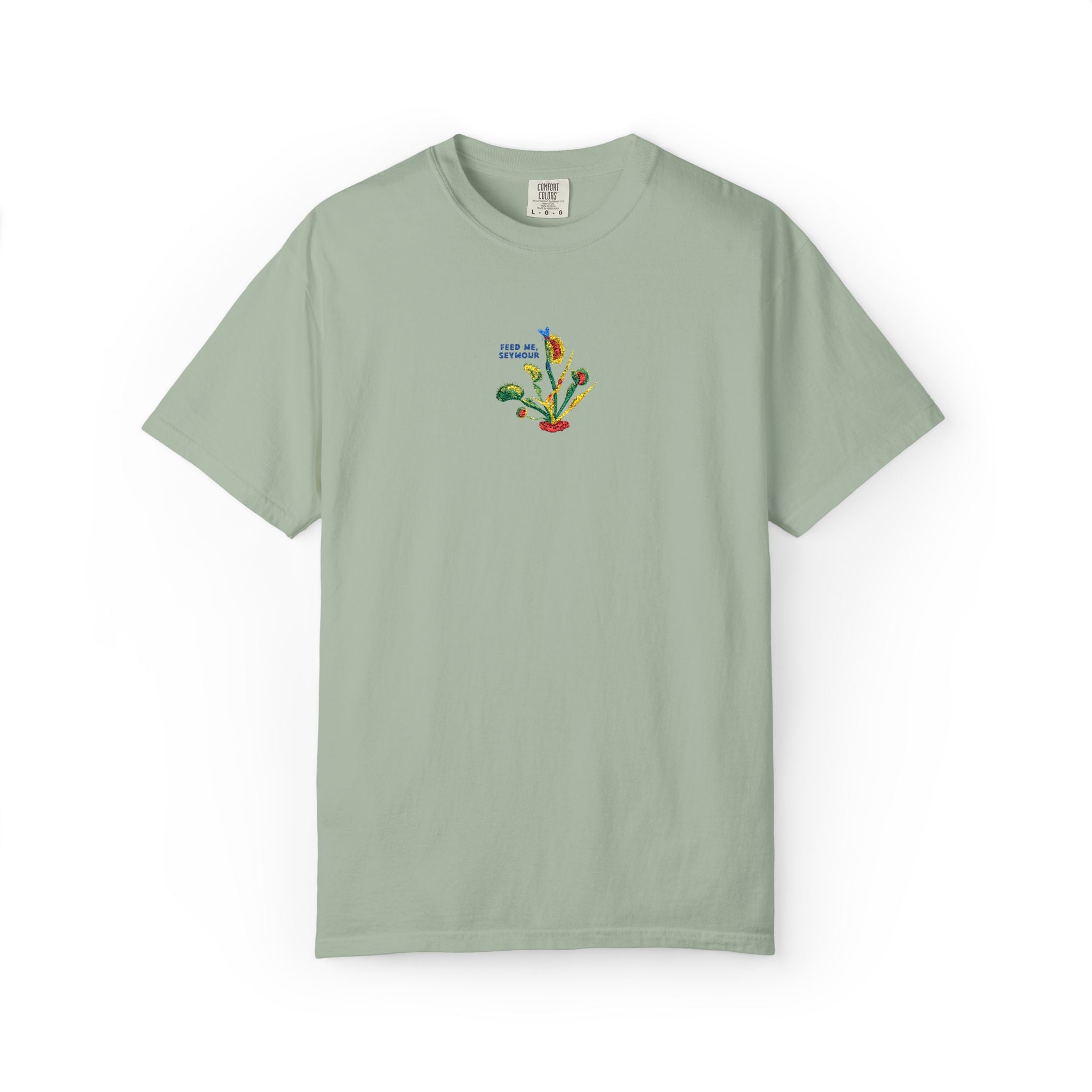 Feed Me Seymour Embroidered Tee