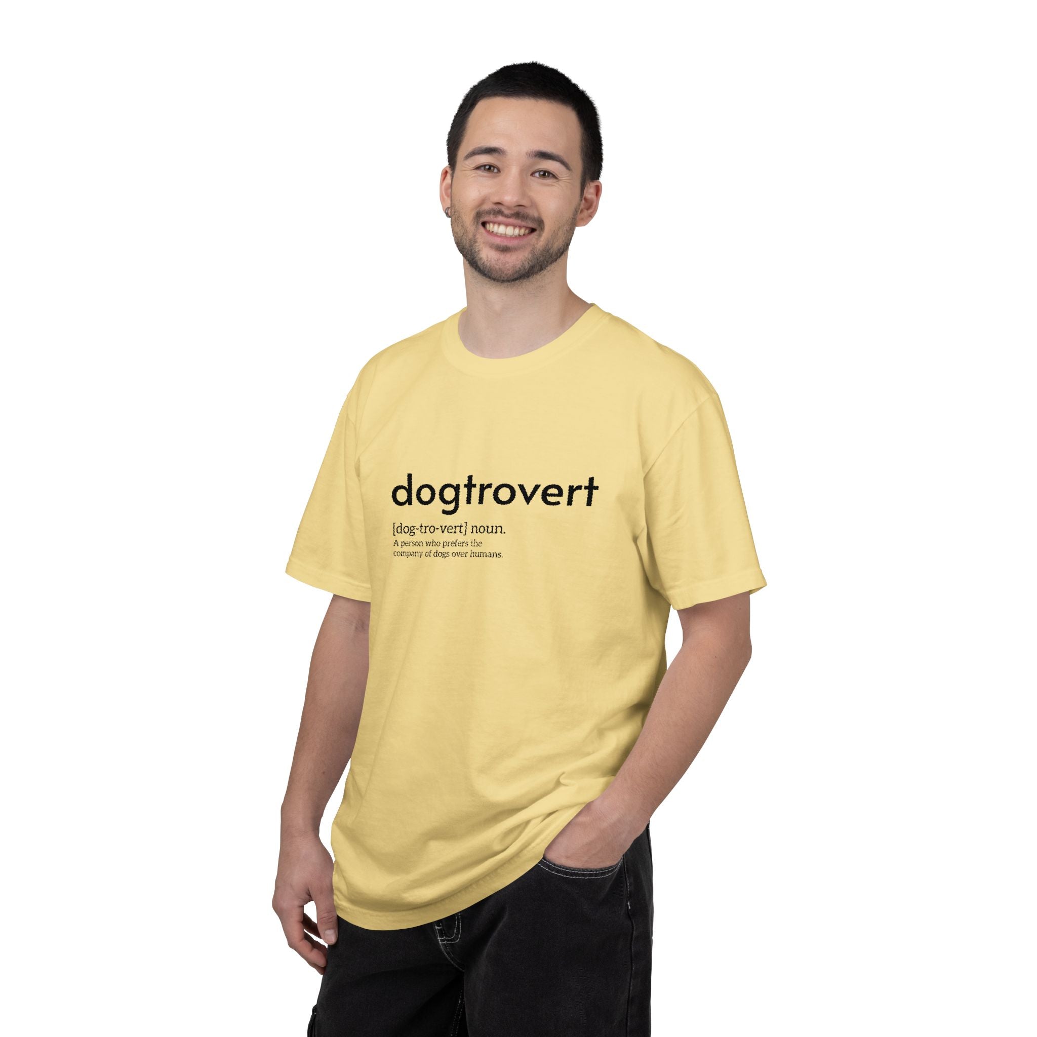 Dog-tro-vert Embroidered T-Shirt