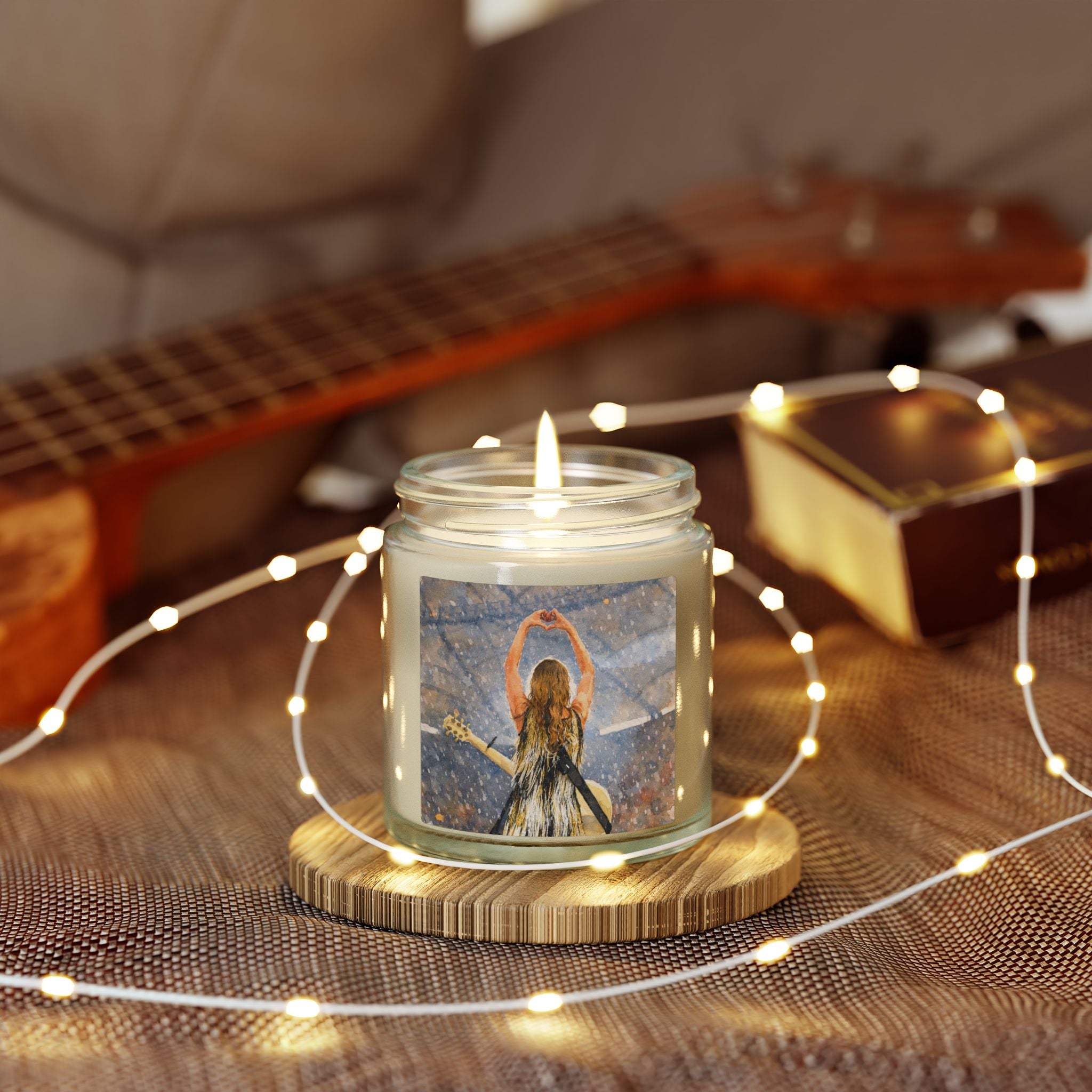 Music Lover Wax Candle