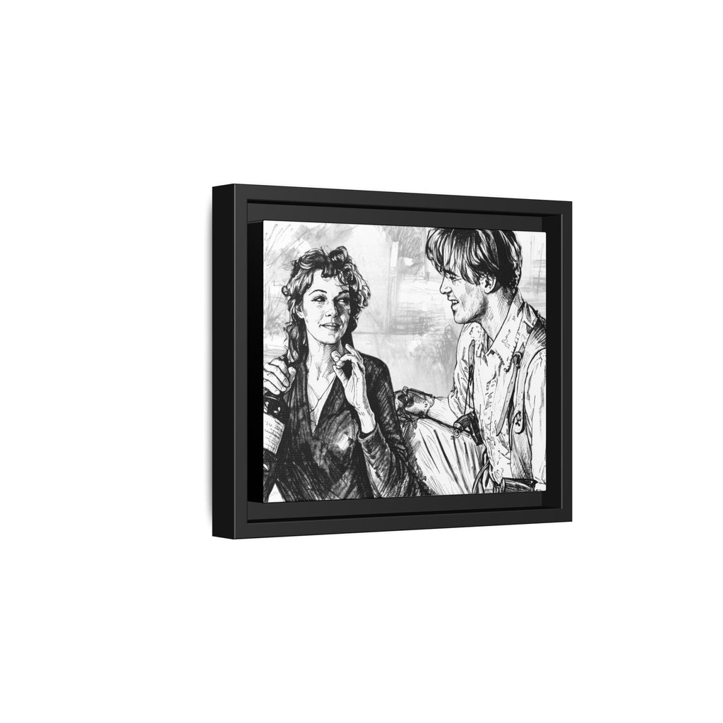Rick & Evelyn Framed Canvas