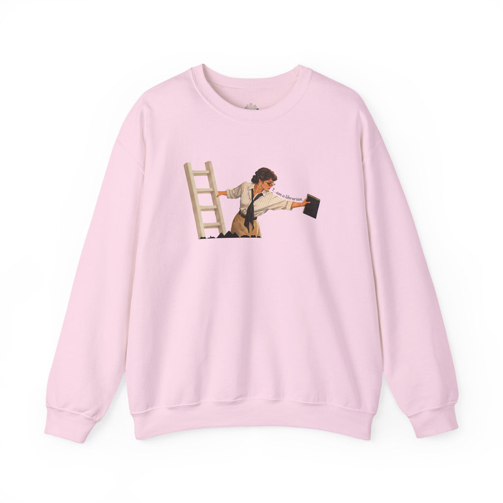 Vintage Evelyn Librarian Crewneck Sweatshirt