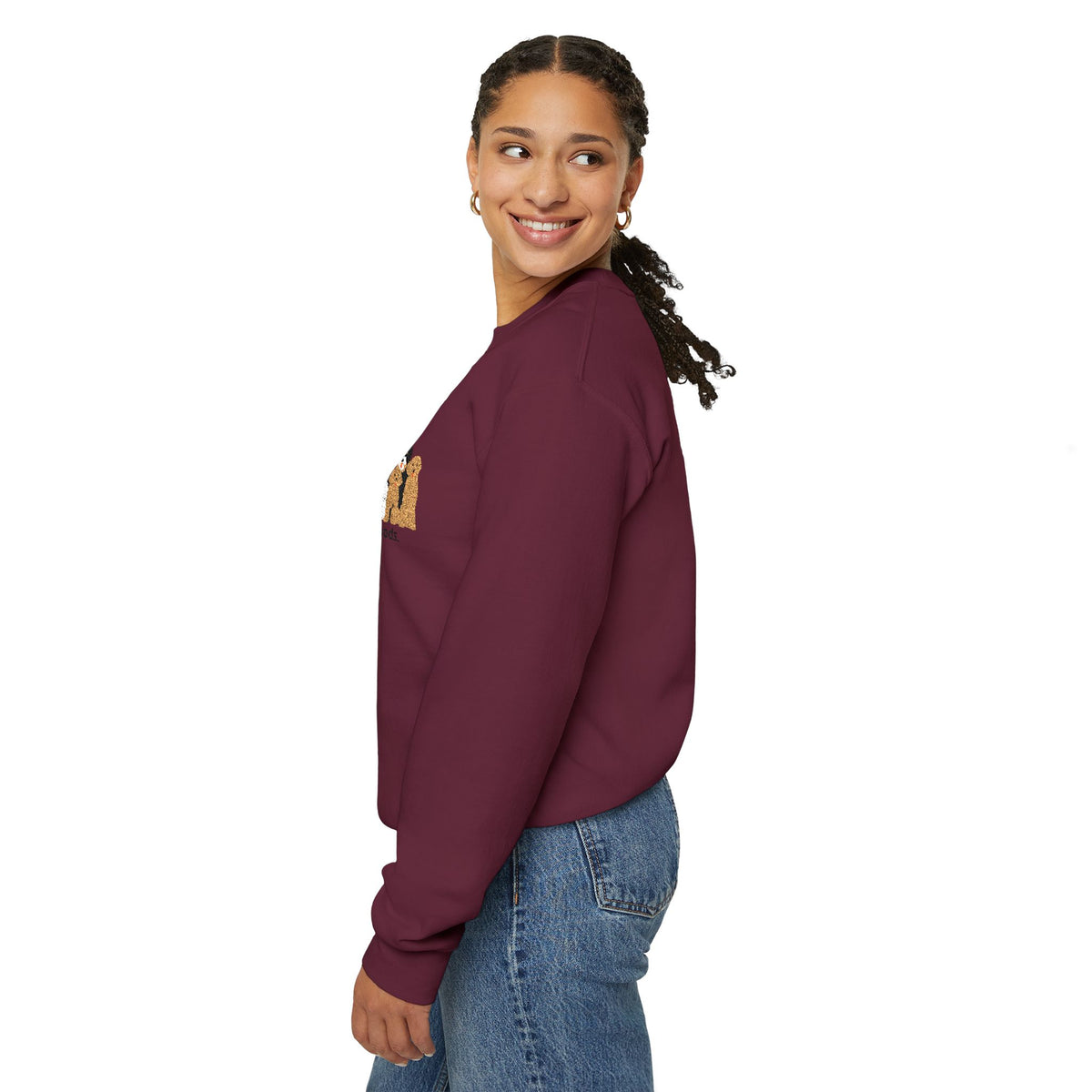 Embroidered Send Doods Crewneck Sweatshirt