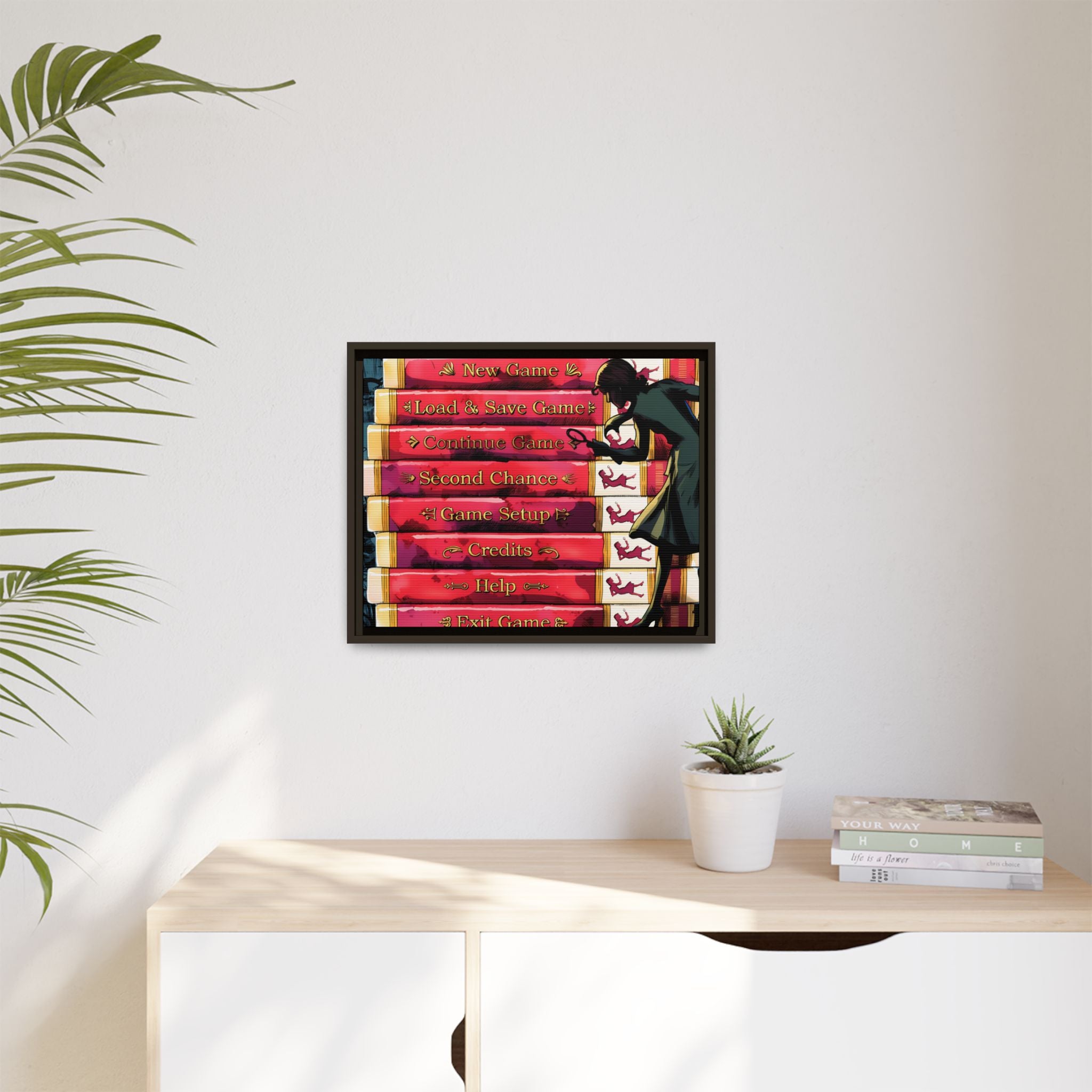 Detective Framed Canvas