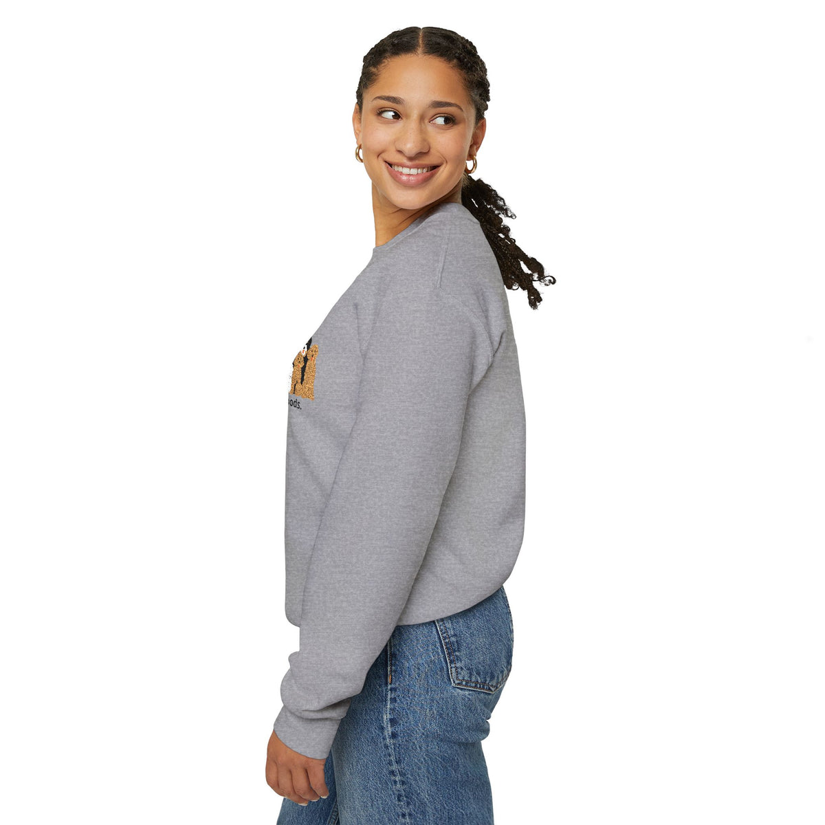 Embroidered Send Doods Crewneck Sweatshirt