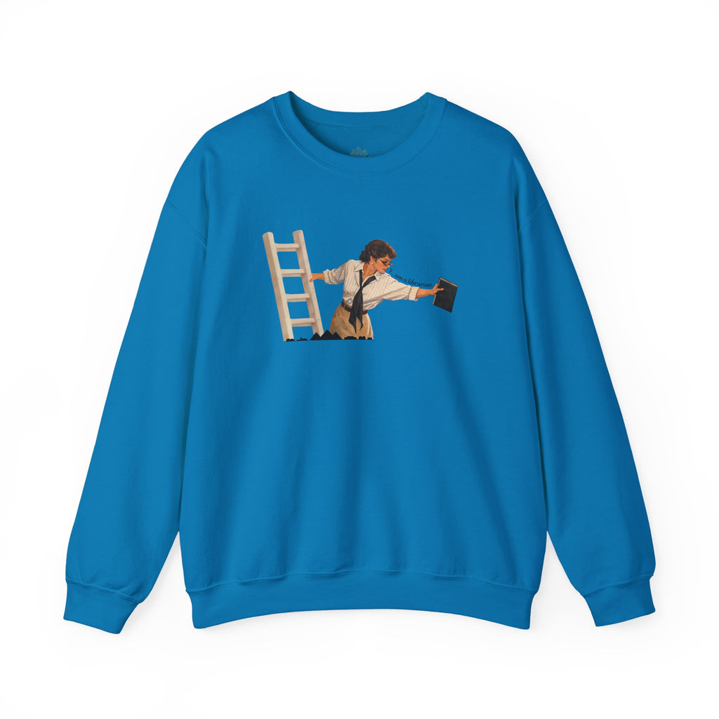 Vintage Evelyn Librarian Crewneck Sweatshirt
