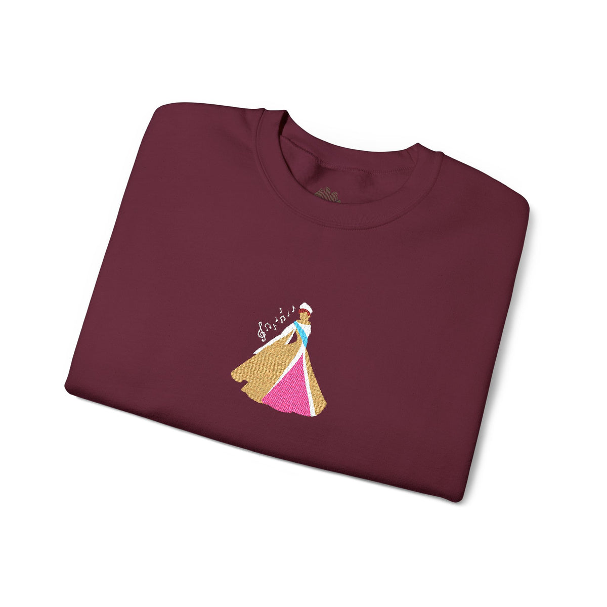 Embroidered Princess Crewneck Sweatshirt