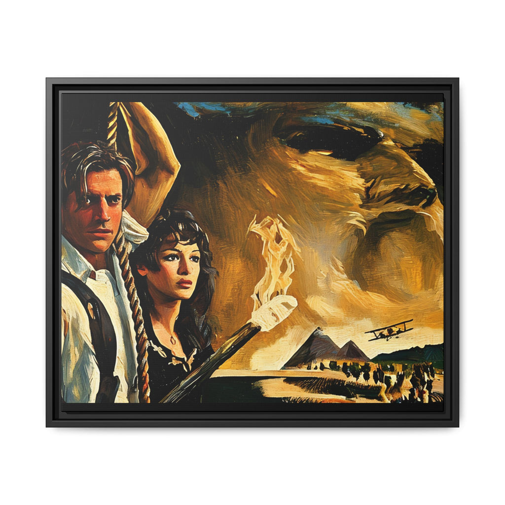 Rick & Evelyn Framed Canvas