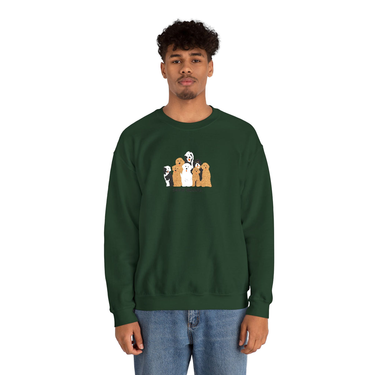 Embroidered Send Doods Crewneck Sweatshirt