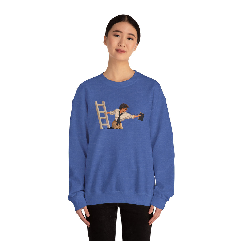 Vintage Evelyn Librarian Crewneck Sweatshirt