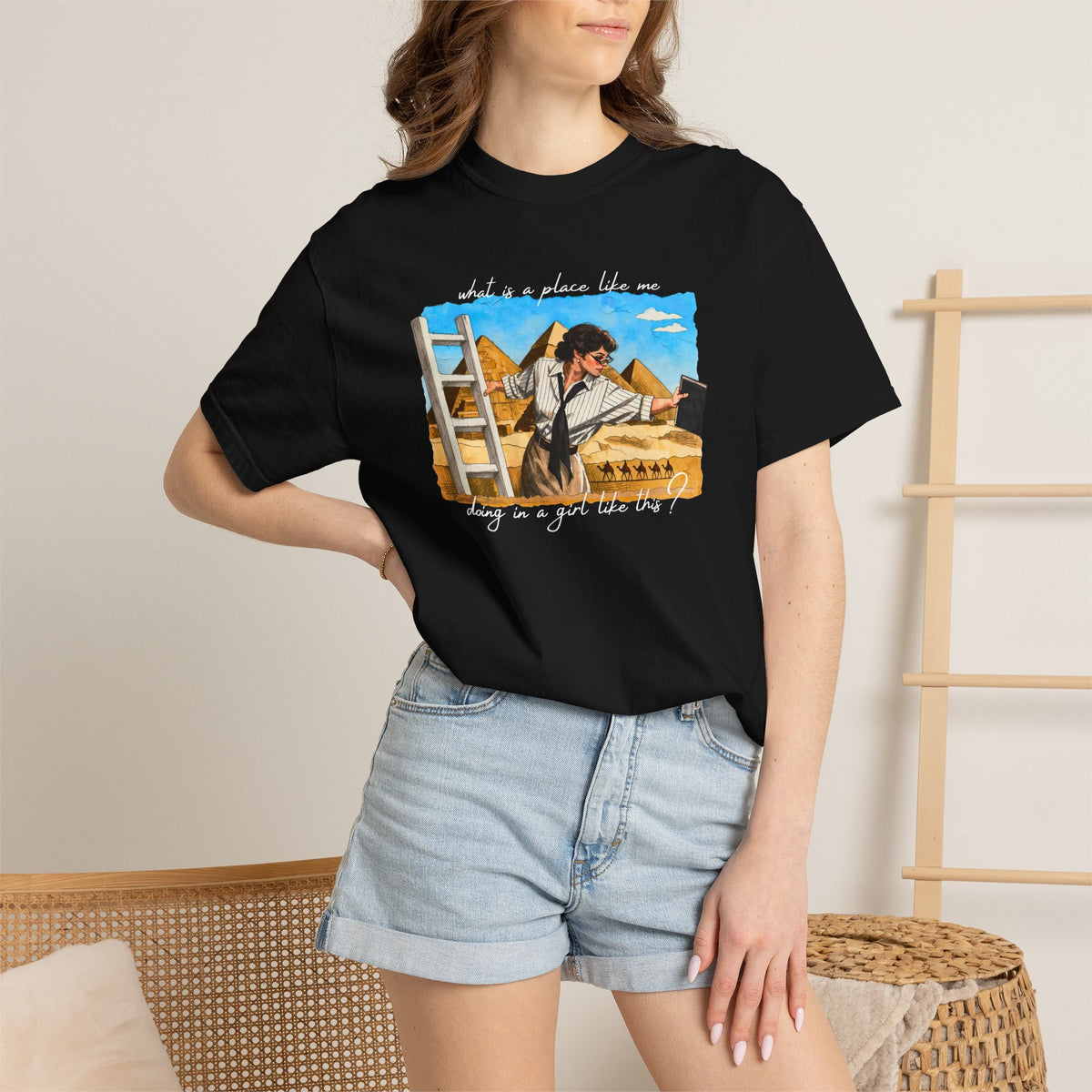 Evelyn Librarian Tee