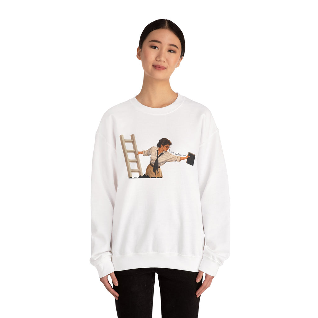 Evelyn Librarian Crewneck Sweatshirt