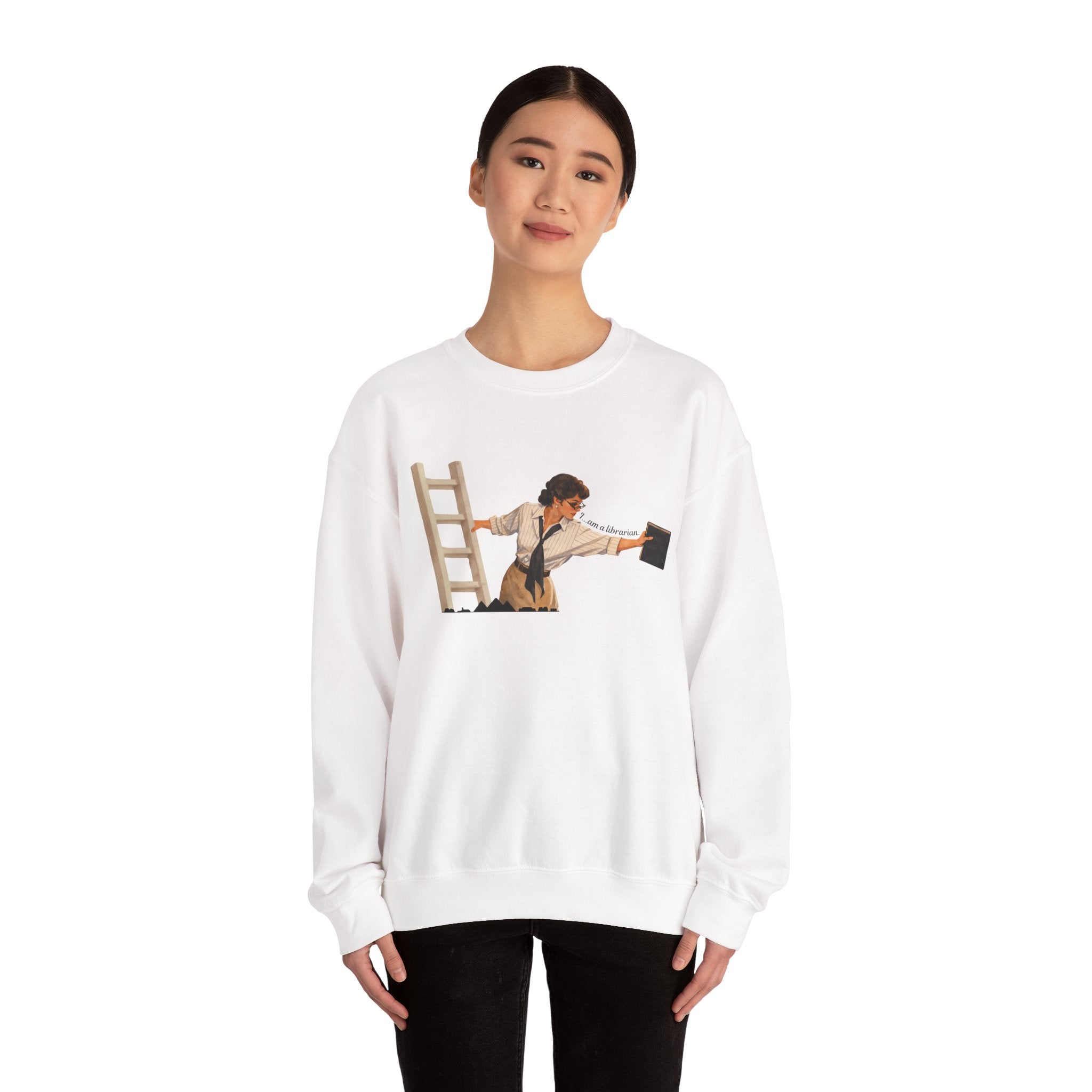 Evelyn Librarian Crewneck Sweatshirt