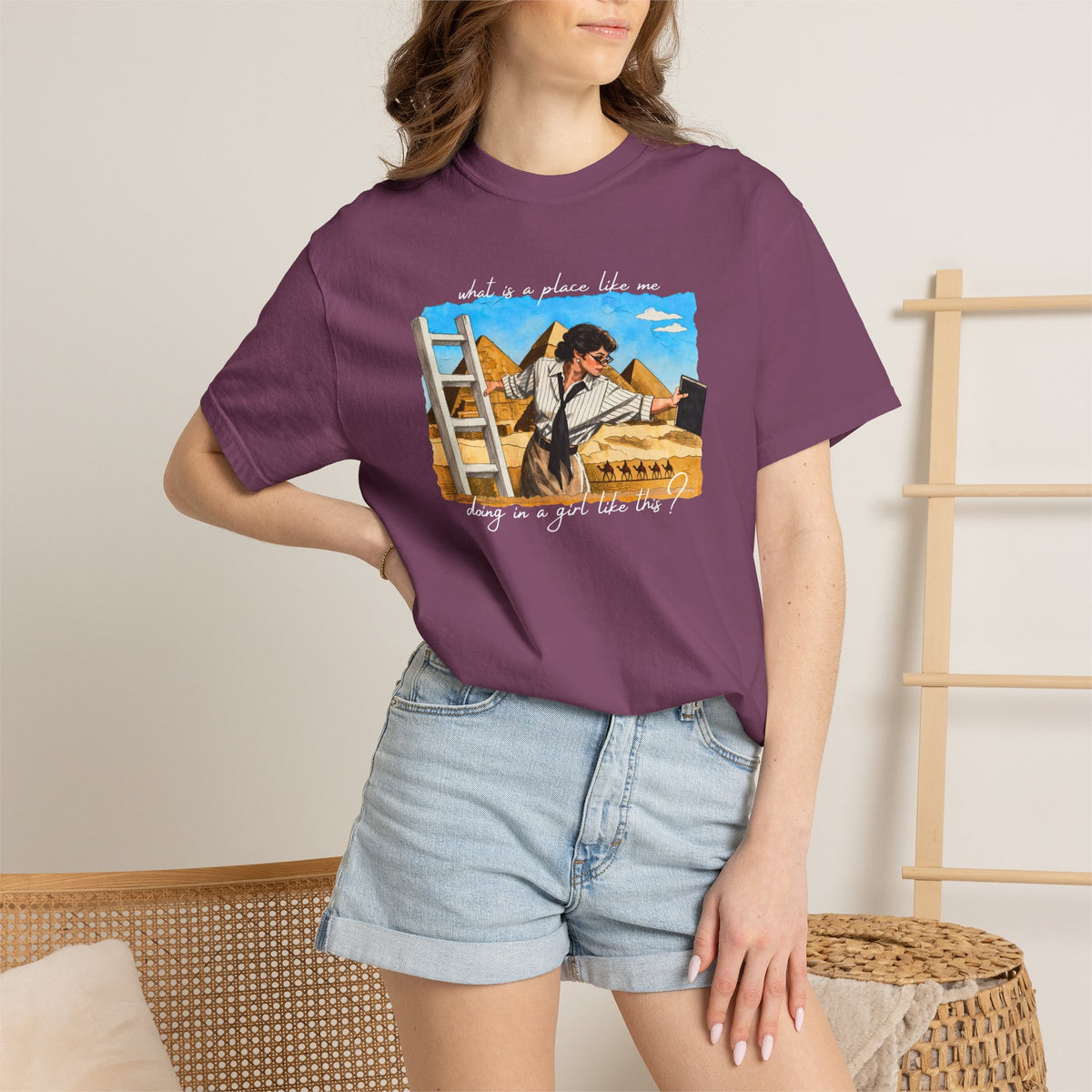 Evelyn Librarian Tee