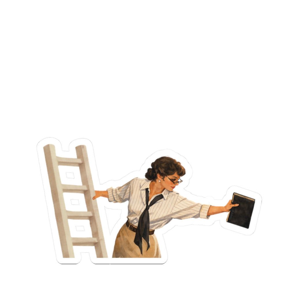 Evelyn Librarian Sticker