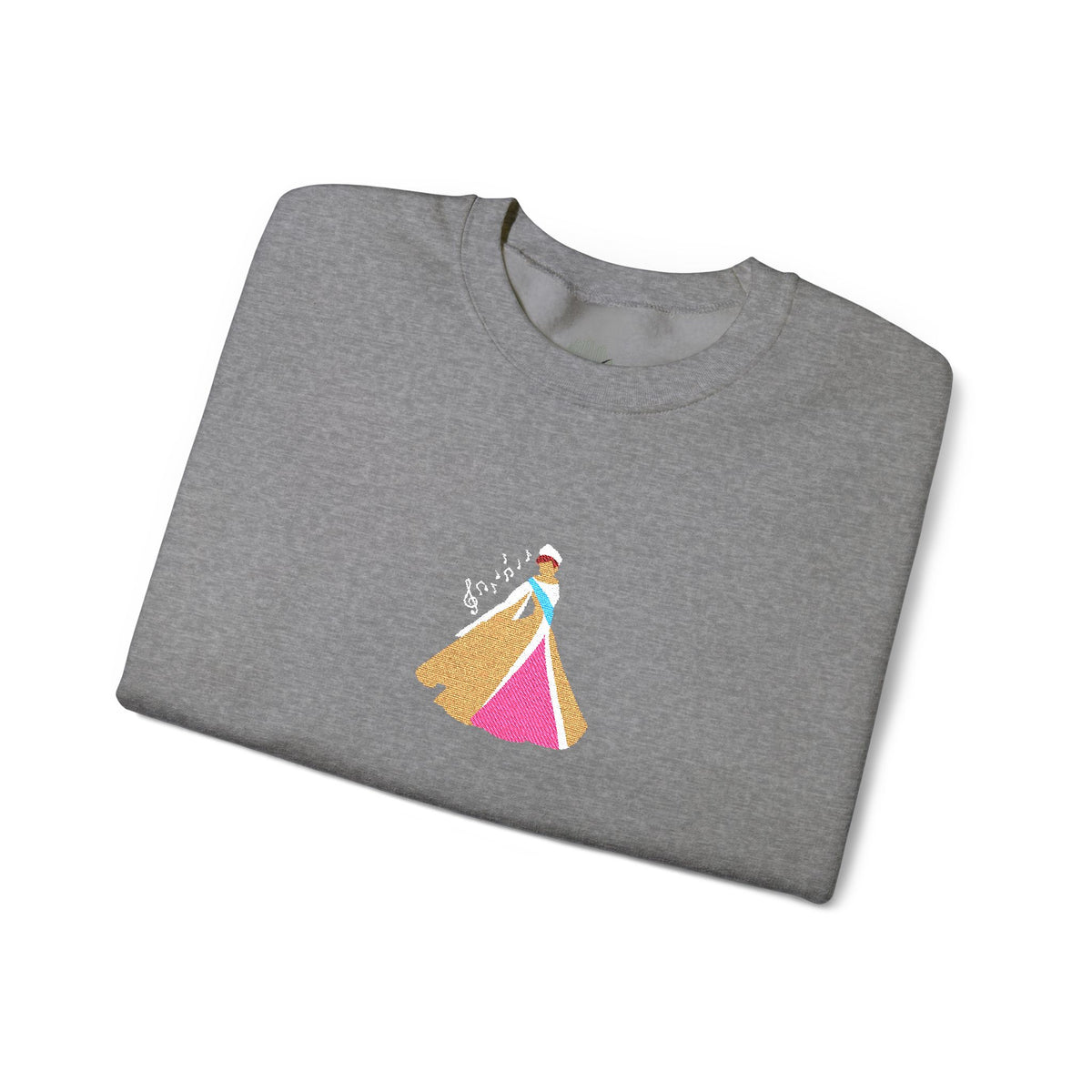 Embroidered Princess Crewneck Sweatshirt