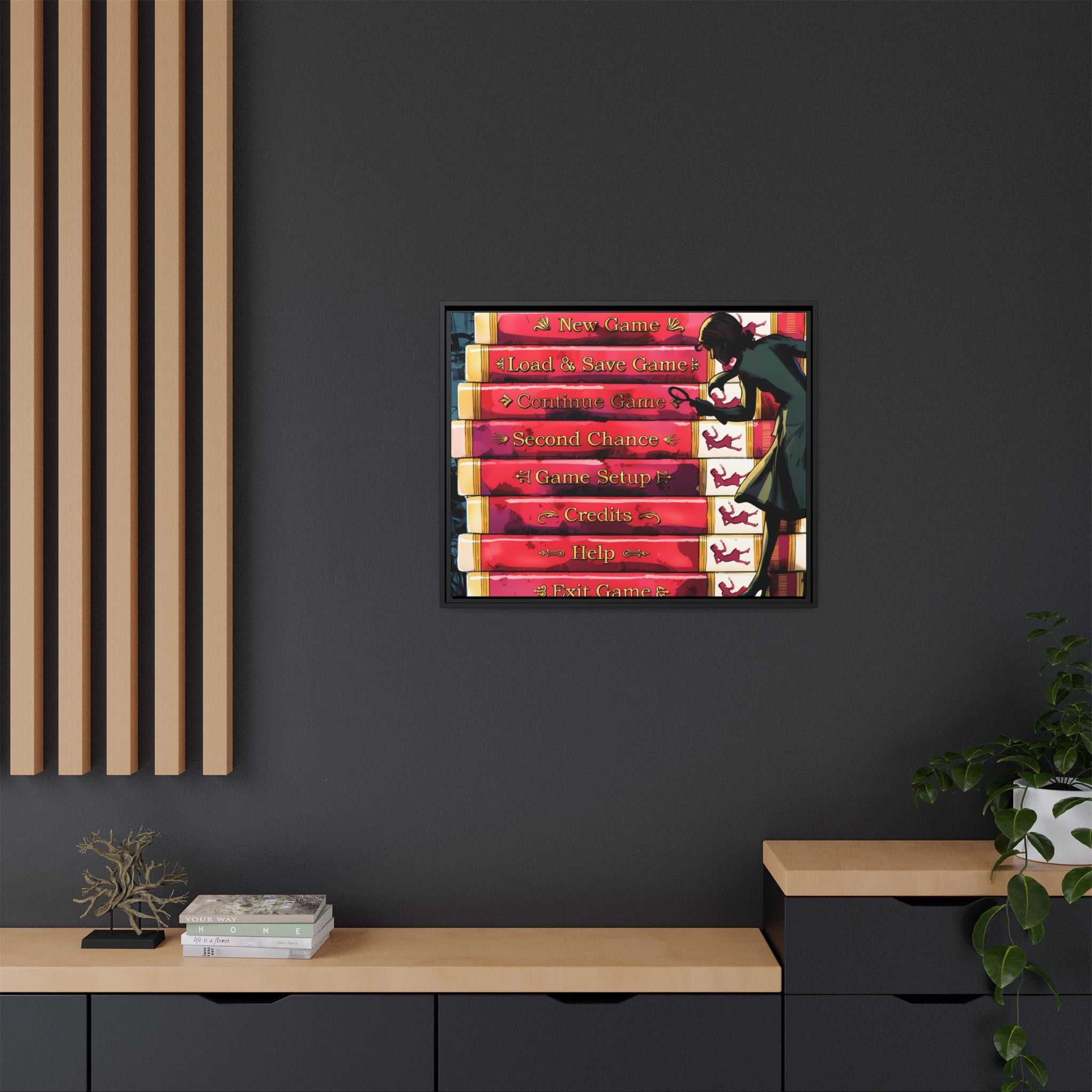 Detective Framed Canvas
