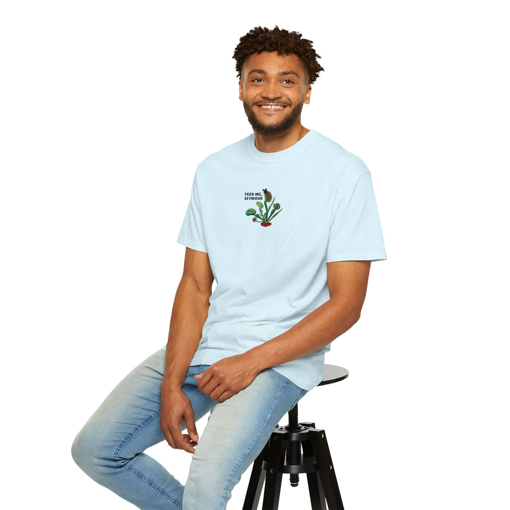 Embroidered Feed Me Seymour Tee