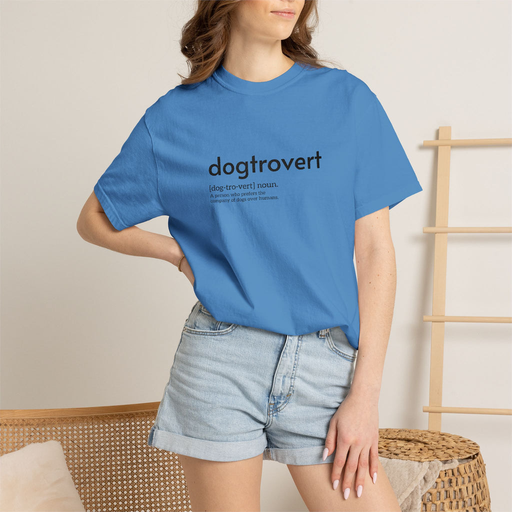 Dog-tro-vert Embroidered T-Shirt