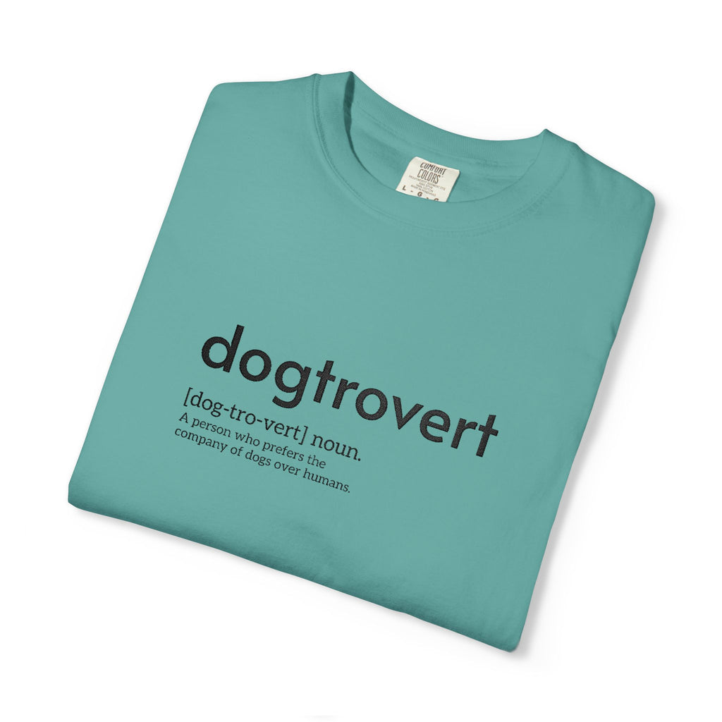 Dog-tro-vert Embroidered T-Shirt