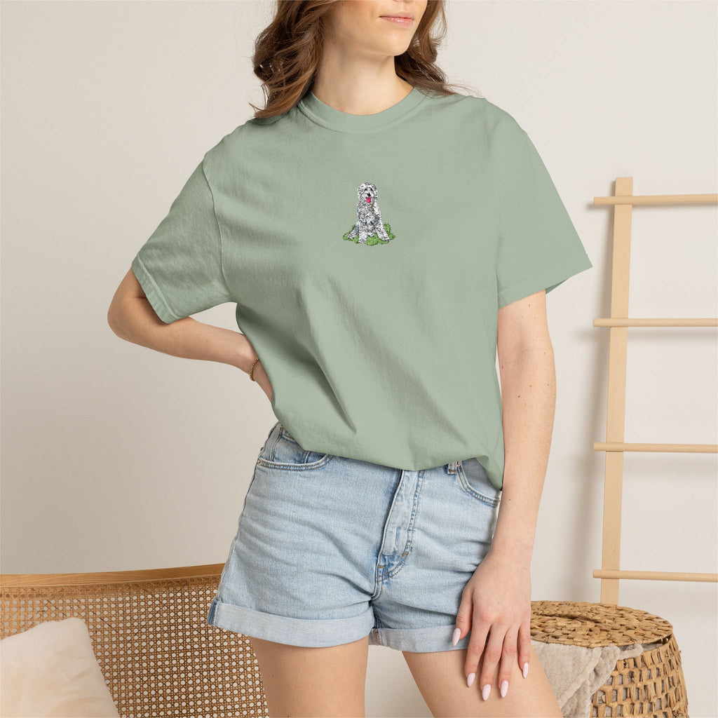 Sheepadoodle Embroidered Tee