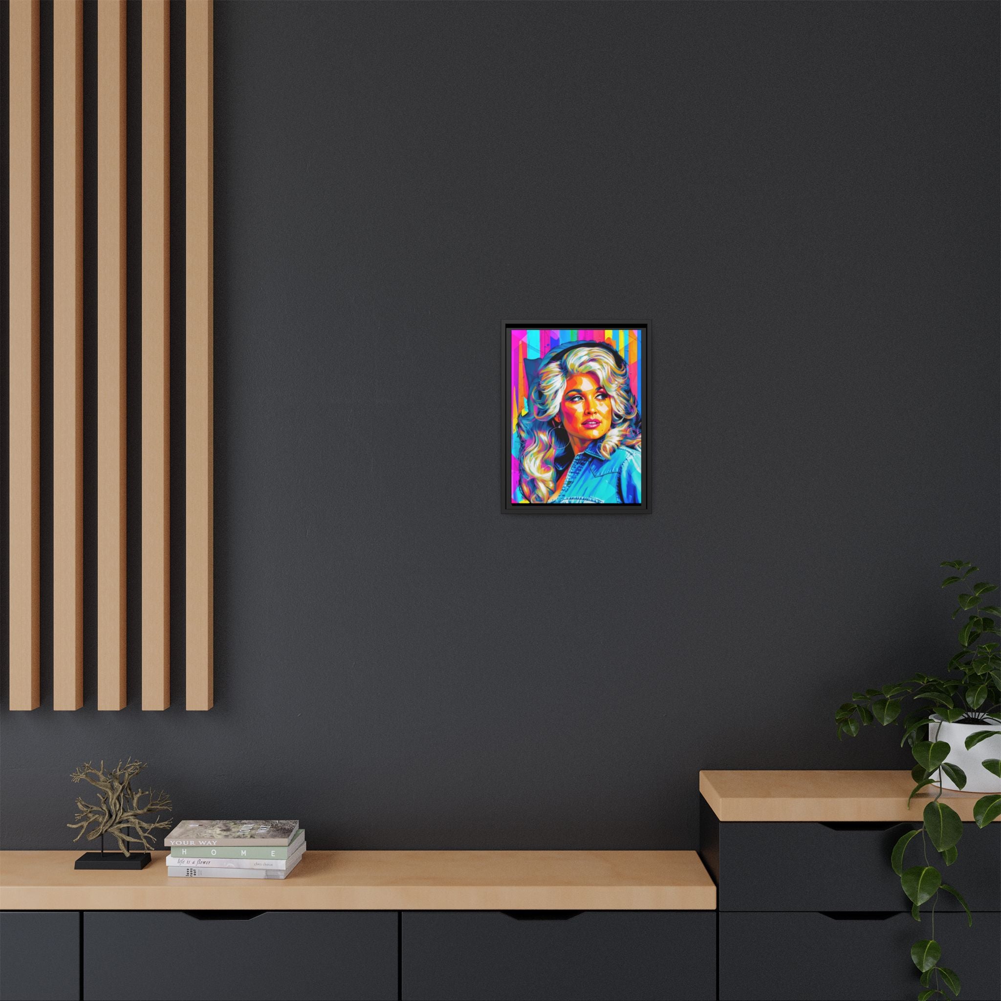 Queen of Country Framed Canvas