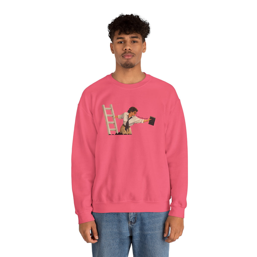Vintage Evelyn Librarian Crewneck Sweatshirt