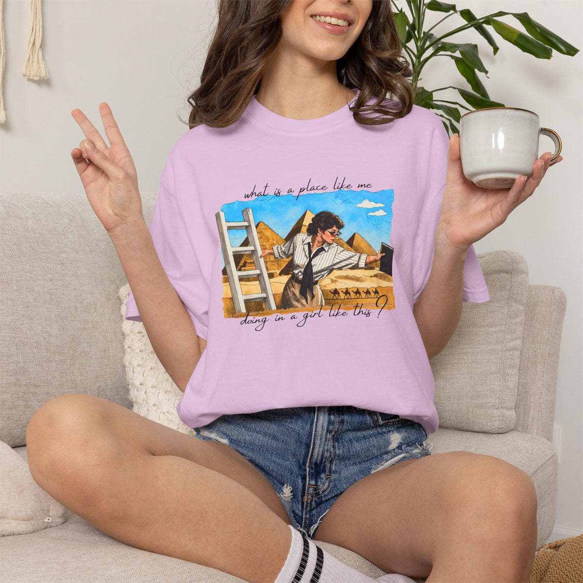 Evelyn Librarian Tee