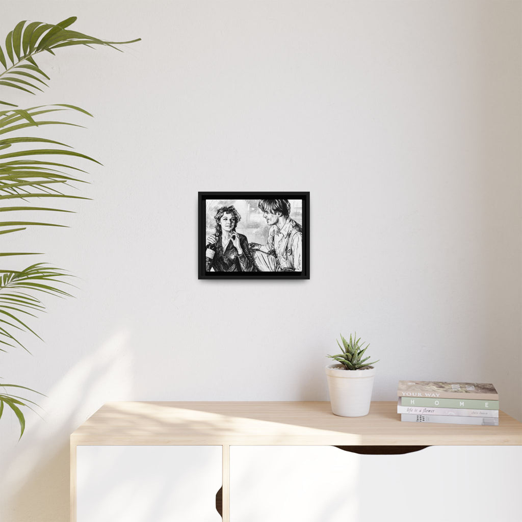 Rick & Evelyn Framed Canvas