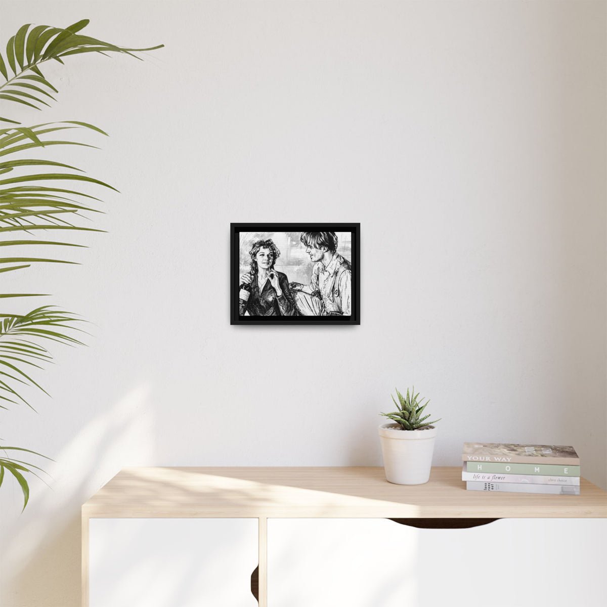 Rick & Evelyn Framed Canvas