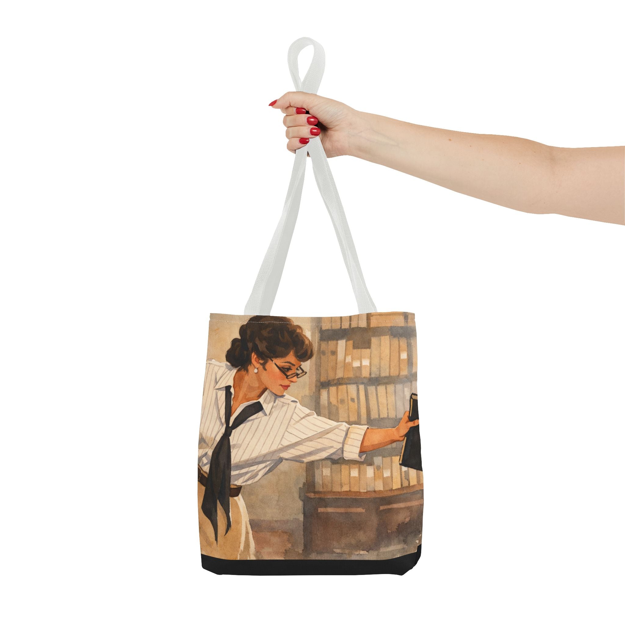 Evelyn Librarian Tote Bag