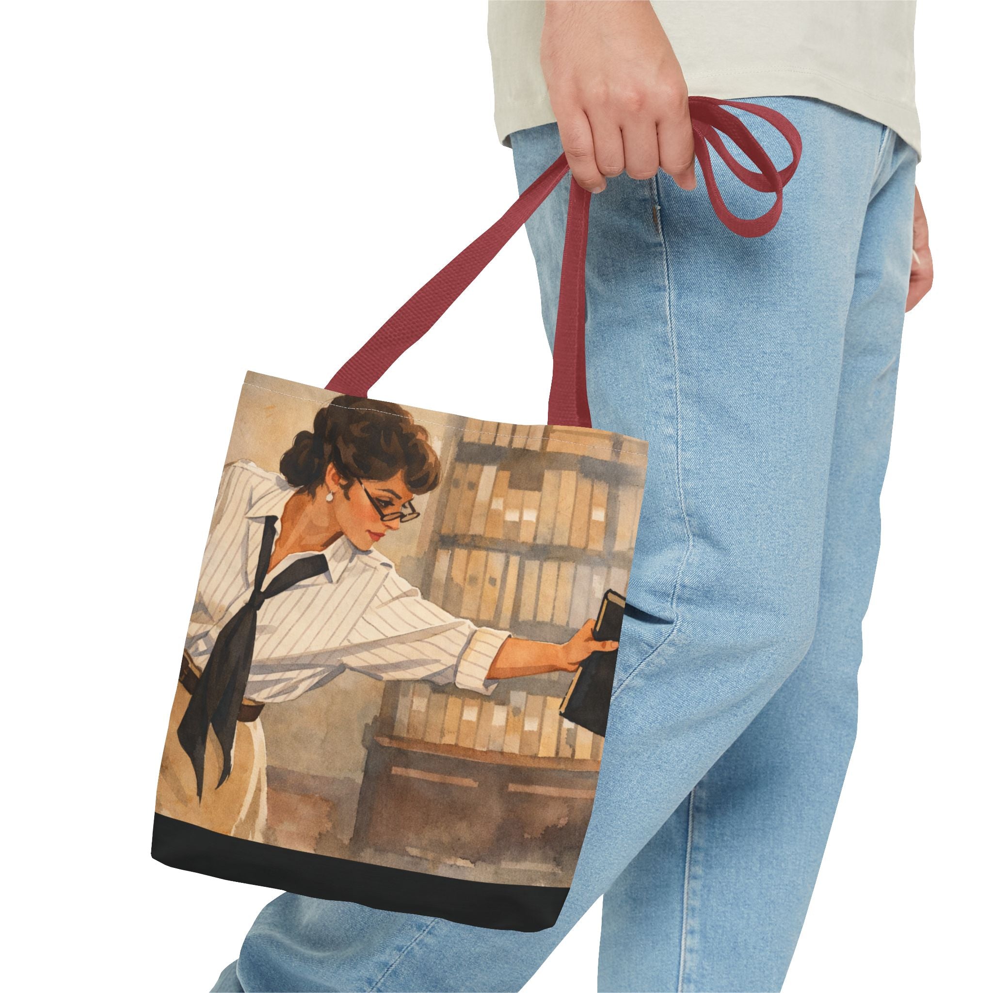 Evelyn Librarian Tote Bag