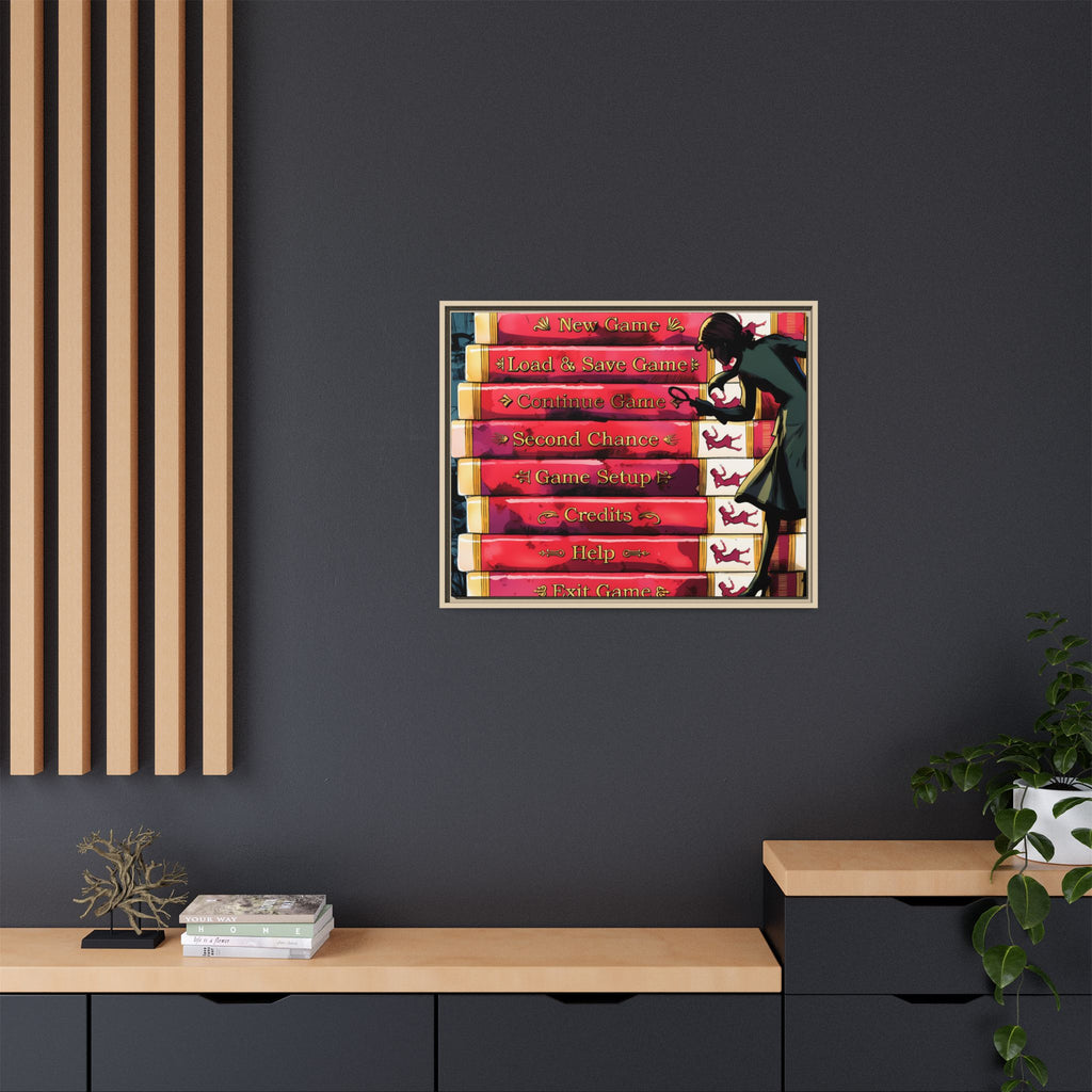 Detective Framed Canvas
