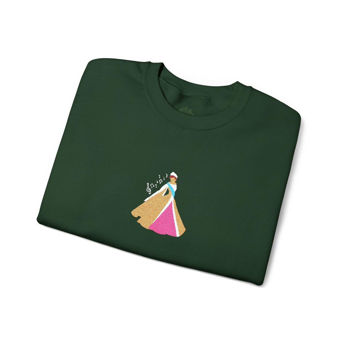 Embroidered Princess Crewneck Sweatshirt