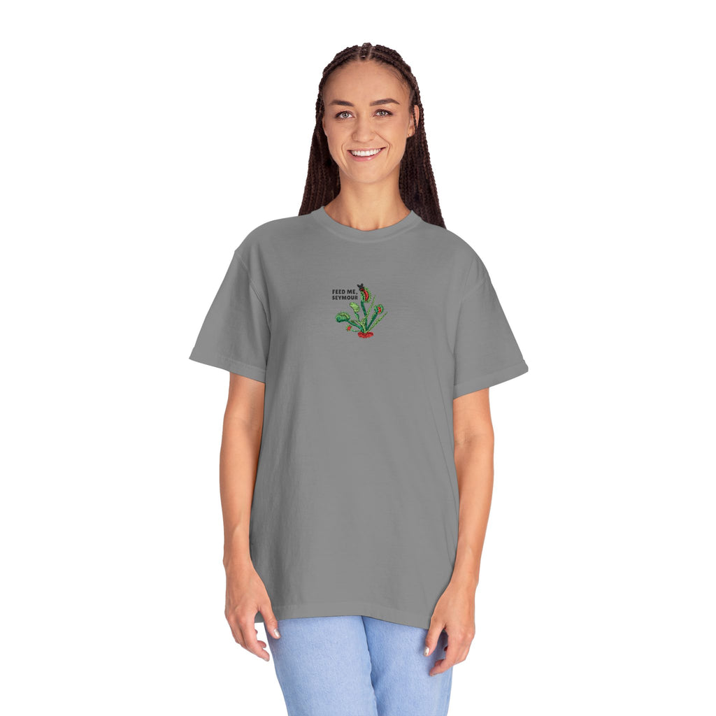 Embroidered Feed Me Seymour Tee